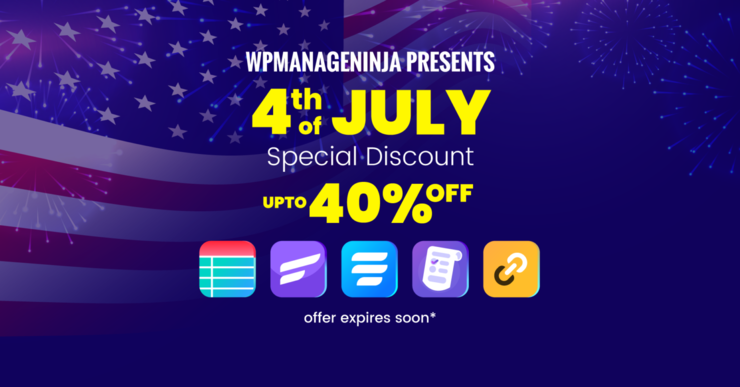 Happy 4th of July from WPManageNinja