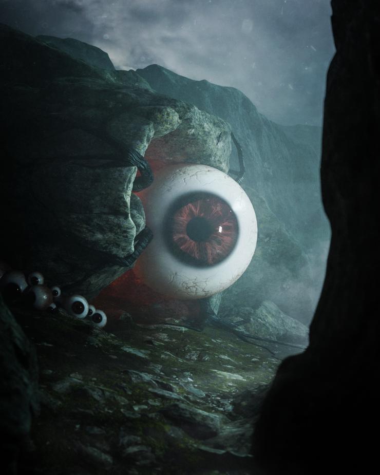 THE OBSERVER, Digital 3D, 2022