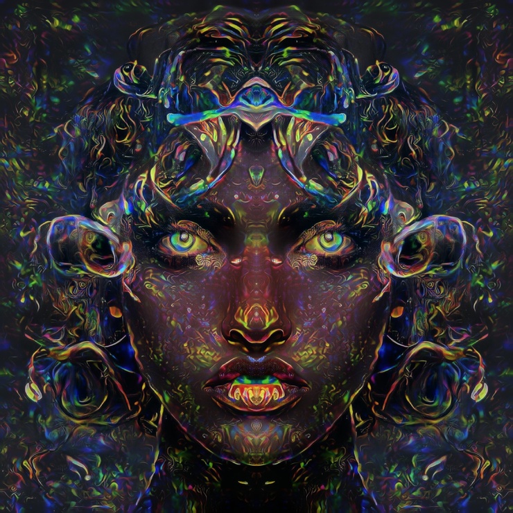Headscape Mirror Auras, Digital, 2022