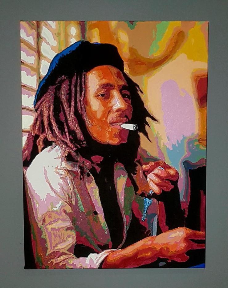 Bob Marely, PaintbyKane, Acrylic, 2019