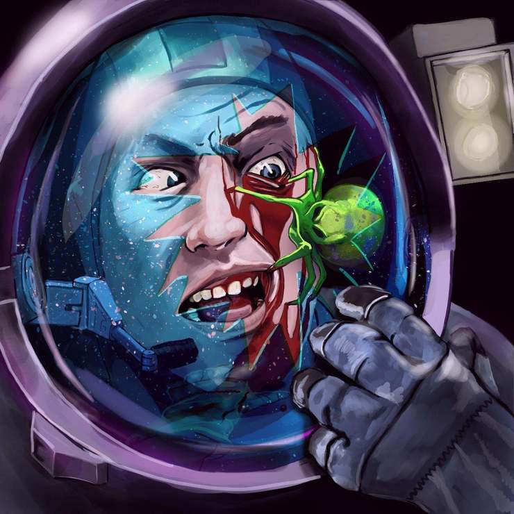 Space walk, digital, 2022